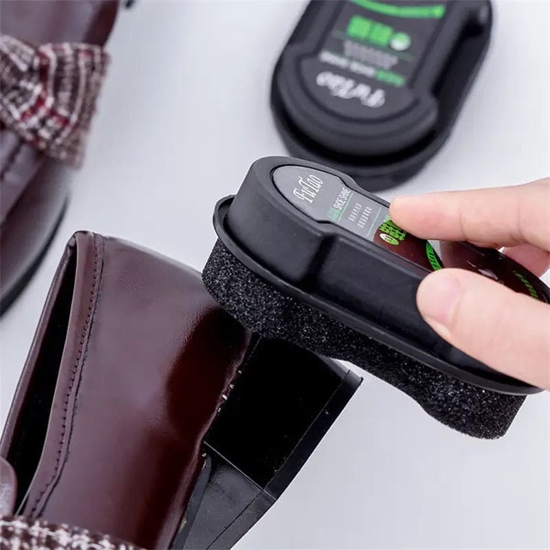 Double Face Shoe Polish, Colorless Shoe Wax Brush, Shoes Cleaning Cleaner, Quick Polish Shoes Cleaning Brush, Liquid Cleaning Wax Leather Polishing Sponge, Boot & Shoe Shine Polish Double Face Shoe Polish, Colorless Shoe Wax Brush, Shoes Cleaning Cleaner, Quick Polish Shoes Cleaning Brush, Liquid Cleaning Wax Leather Polishing Sponge, Boot & Shoe Shine Polish